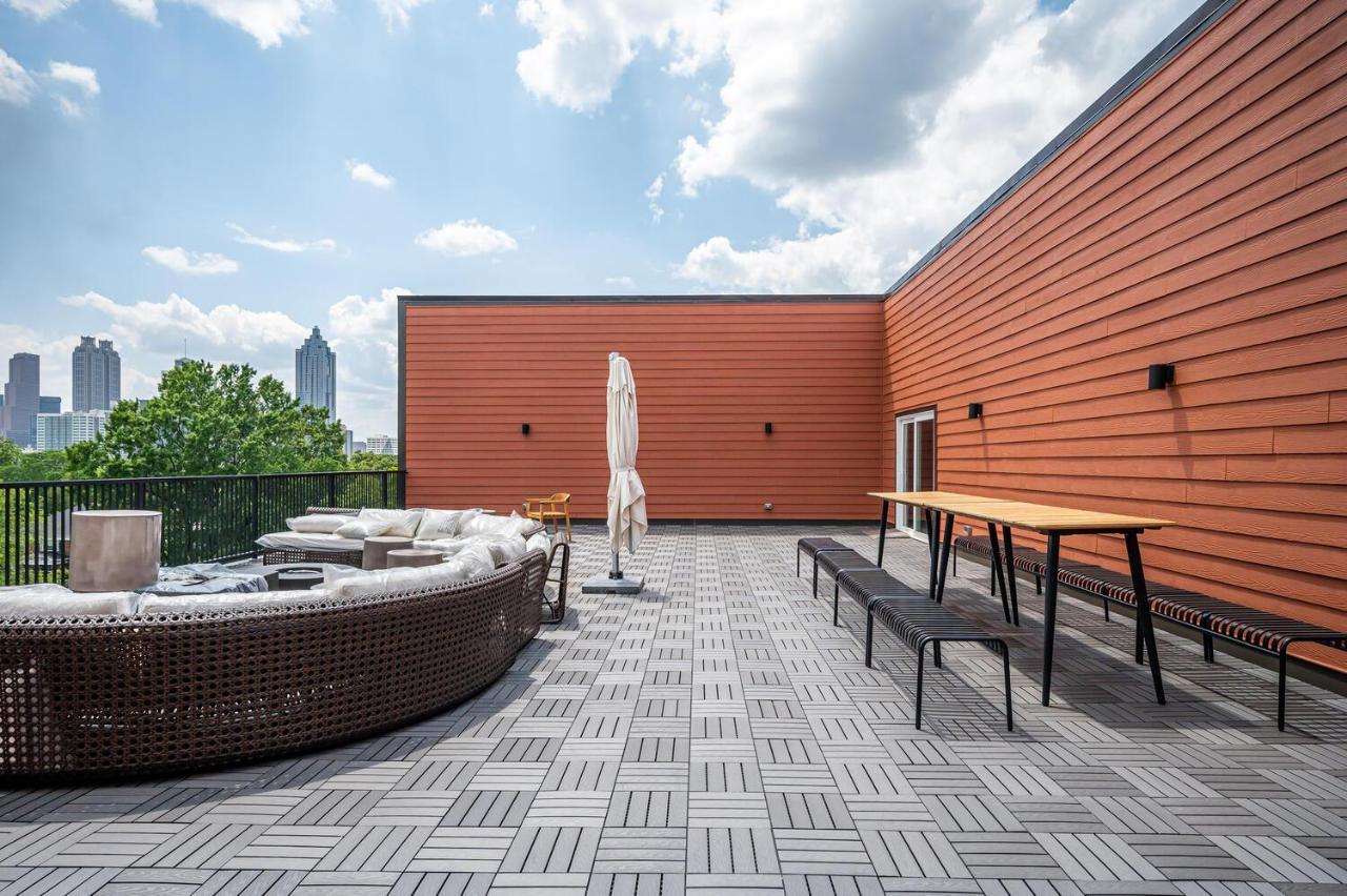 Downtown New-Built Roof-Top Balcony City View 525Pkwy 애틀랜타 외부 사진